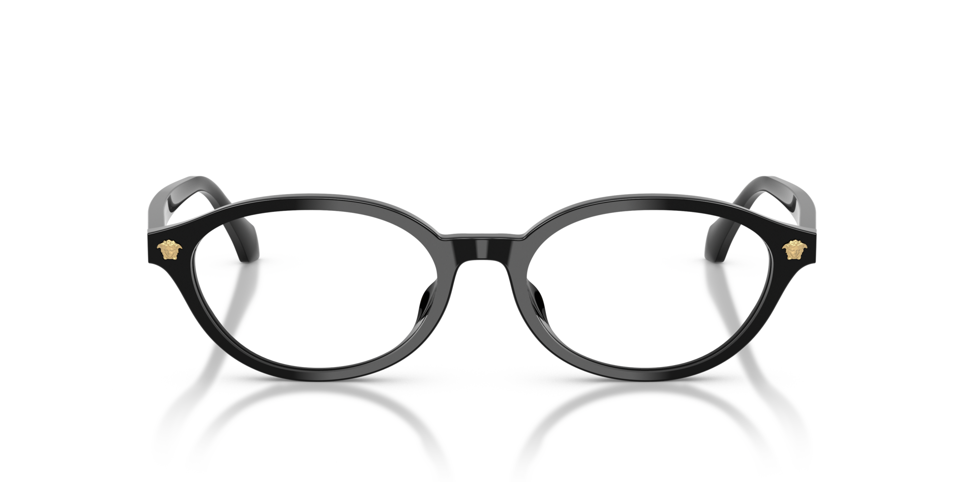 VE3393D Zwart AcetaatEyeglass Frames van B24, Vooraanzicht