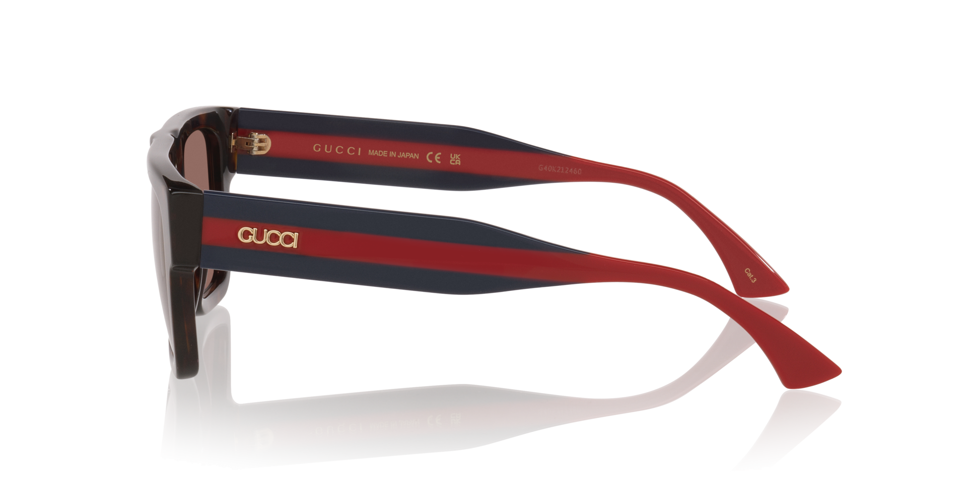 GG1868S Tortoise AcetatSunglass Frames von B24, Seitenansicht