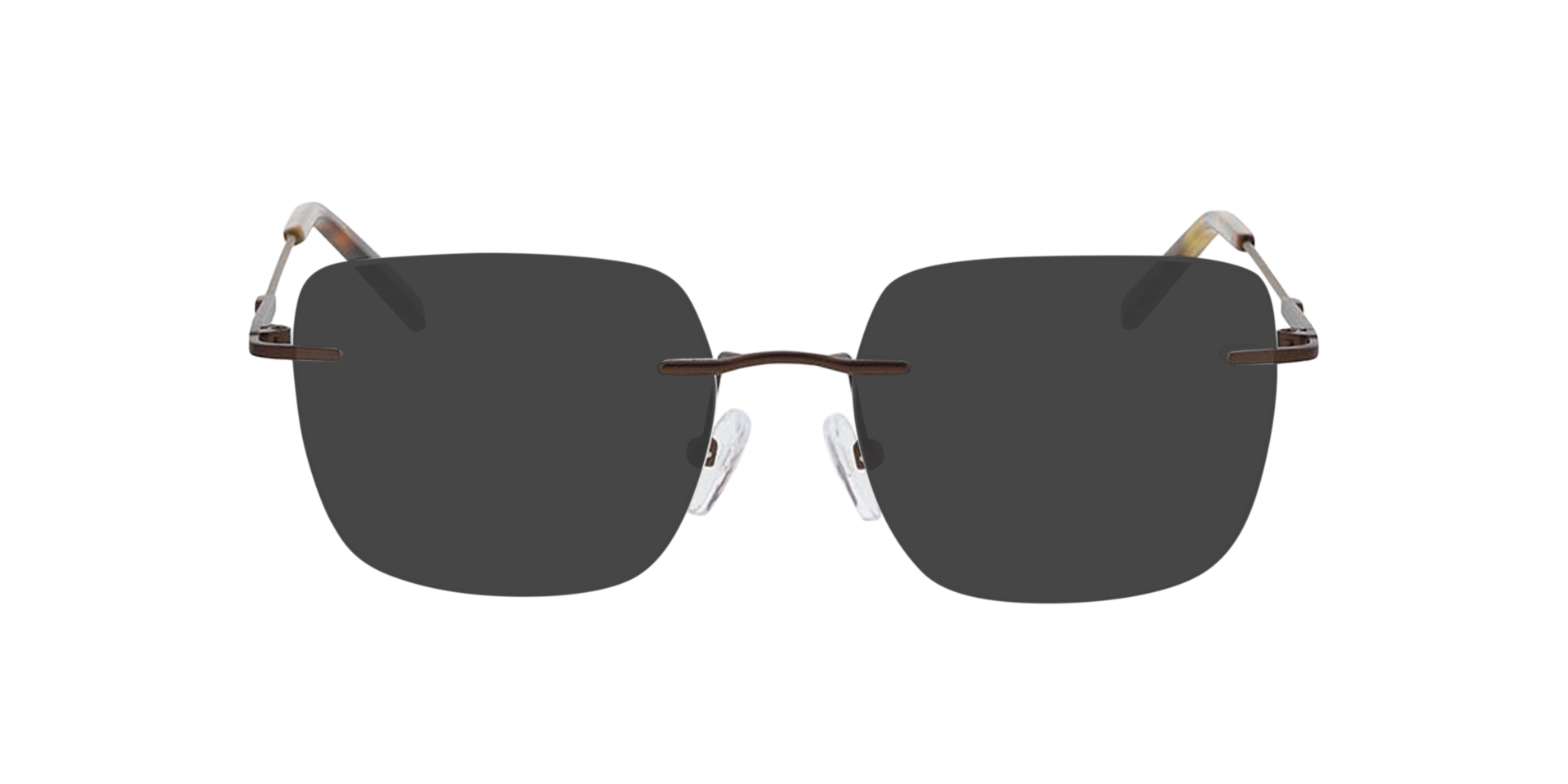 Liberty Brown  &  Havana MetallEyeglass Frames von B24, mit getönten Gläsern