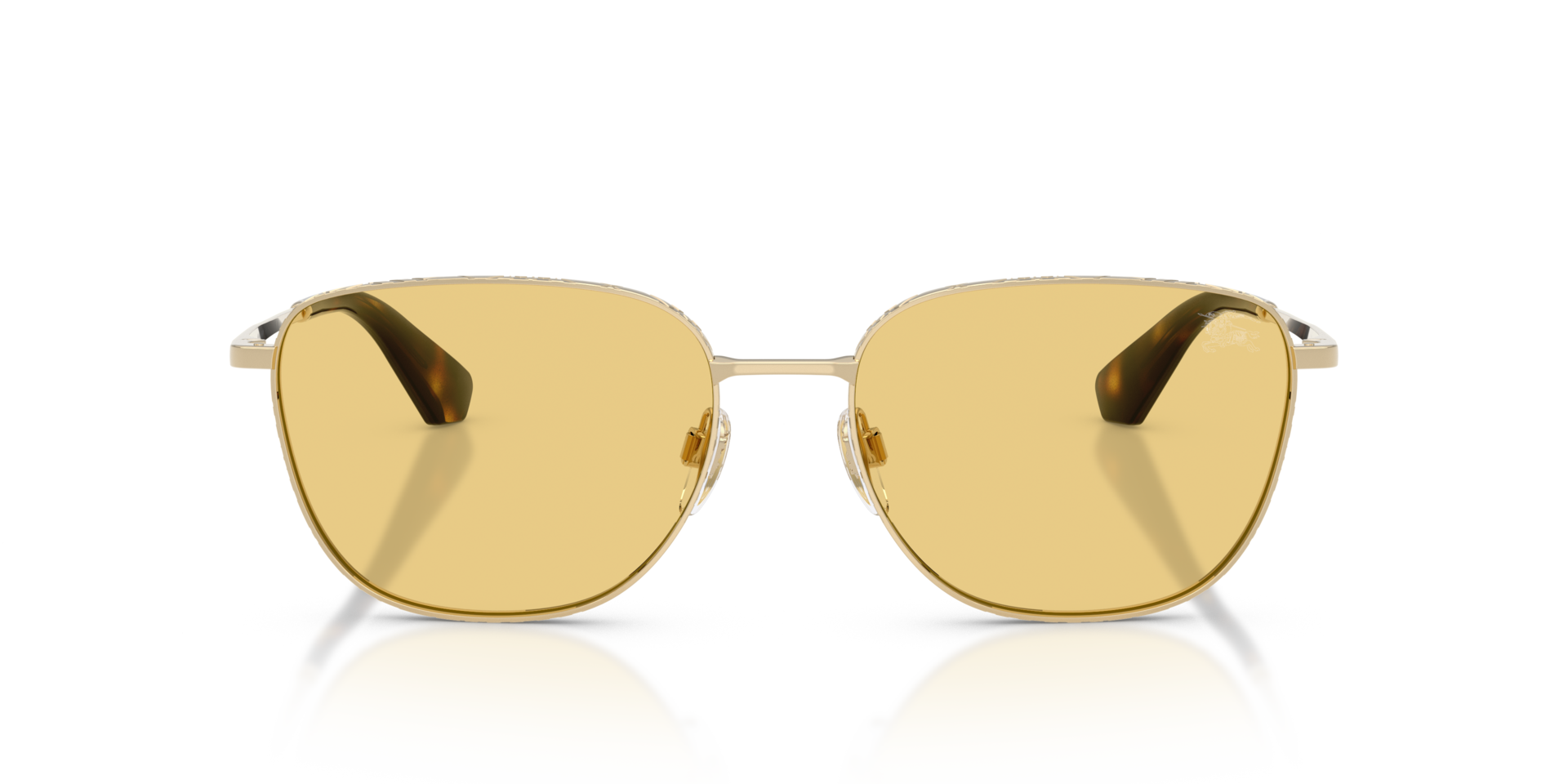 BE3171 Lichtgoud MetaalSunglass Frames van B24, Vooraanzicht