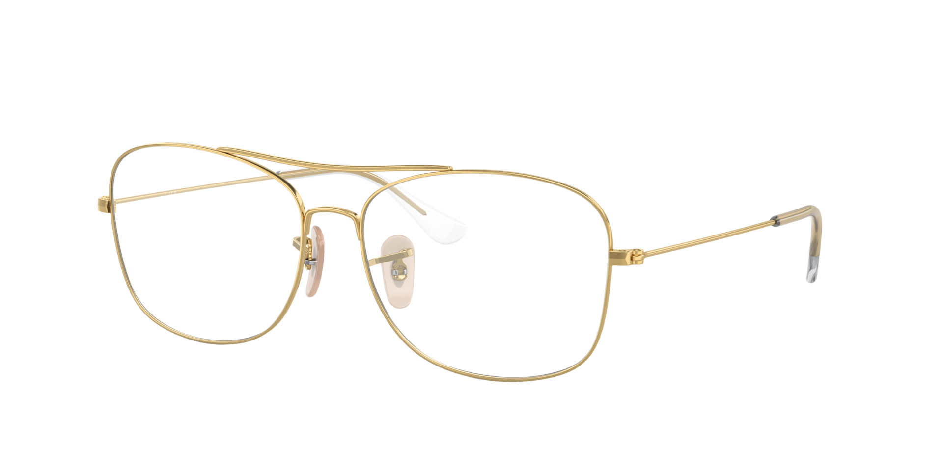 RB6499 Arista goud MetaalEyeglass Frames van B24, Hoekweergave