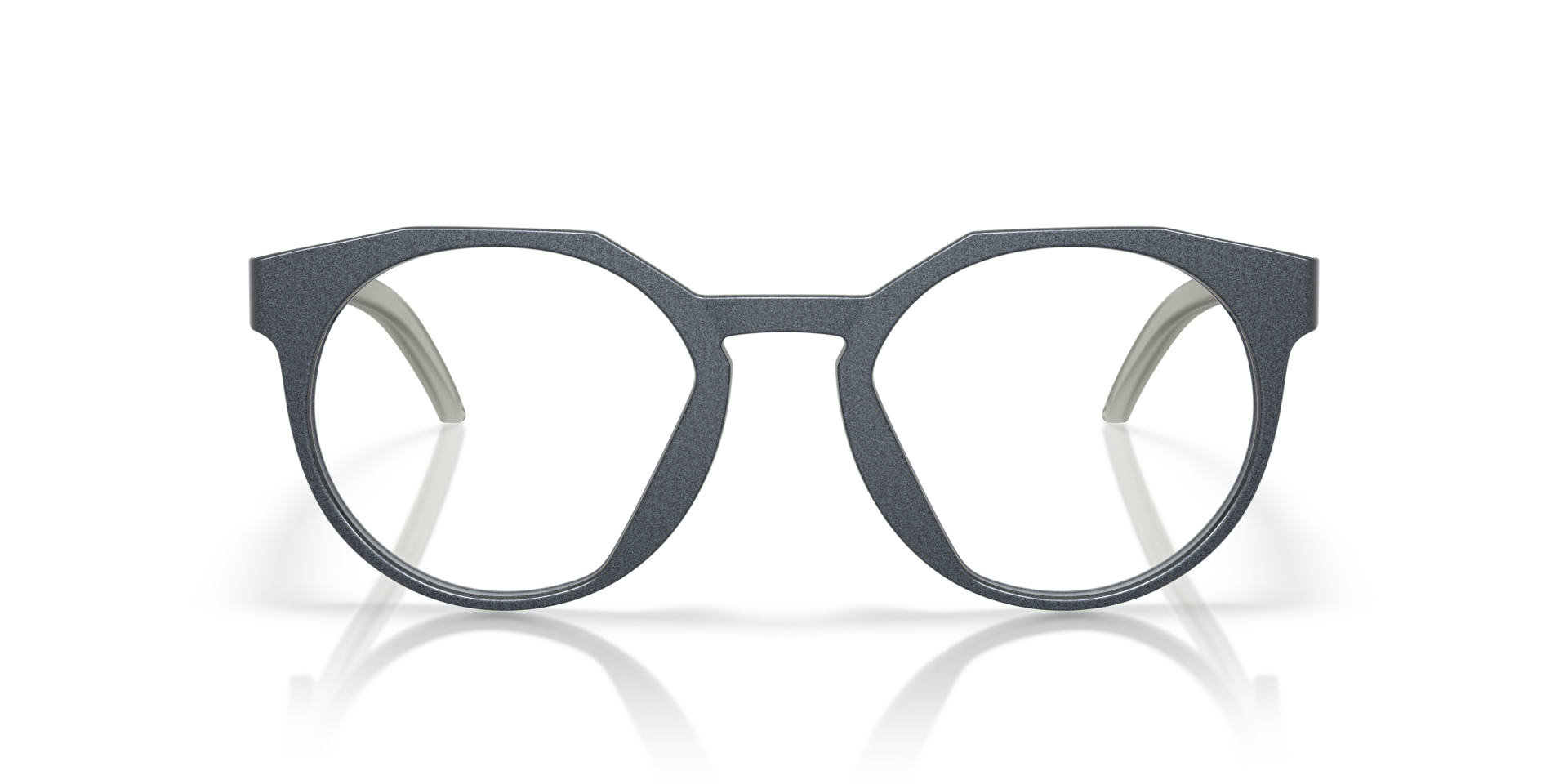 HSTN Forge Collection Matte Blue Steel KunststoffEyeglass Frames von B24, Vorderansicht