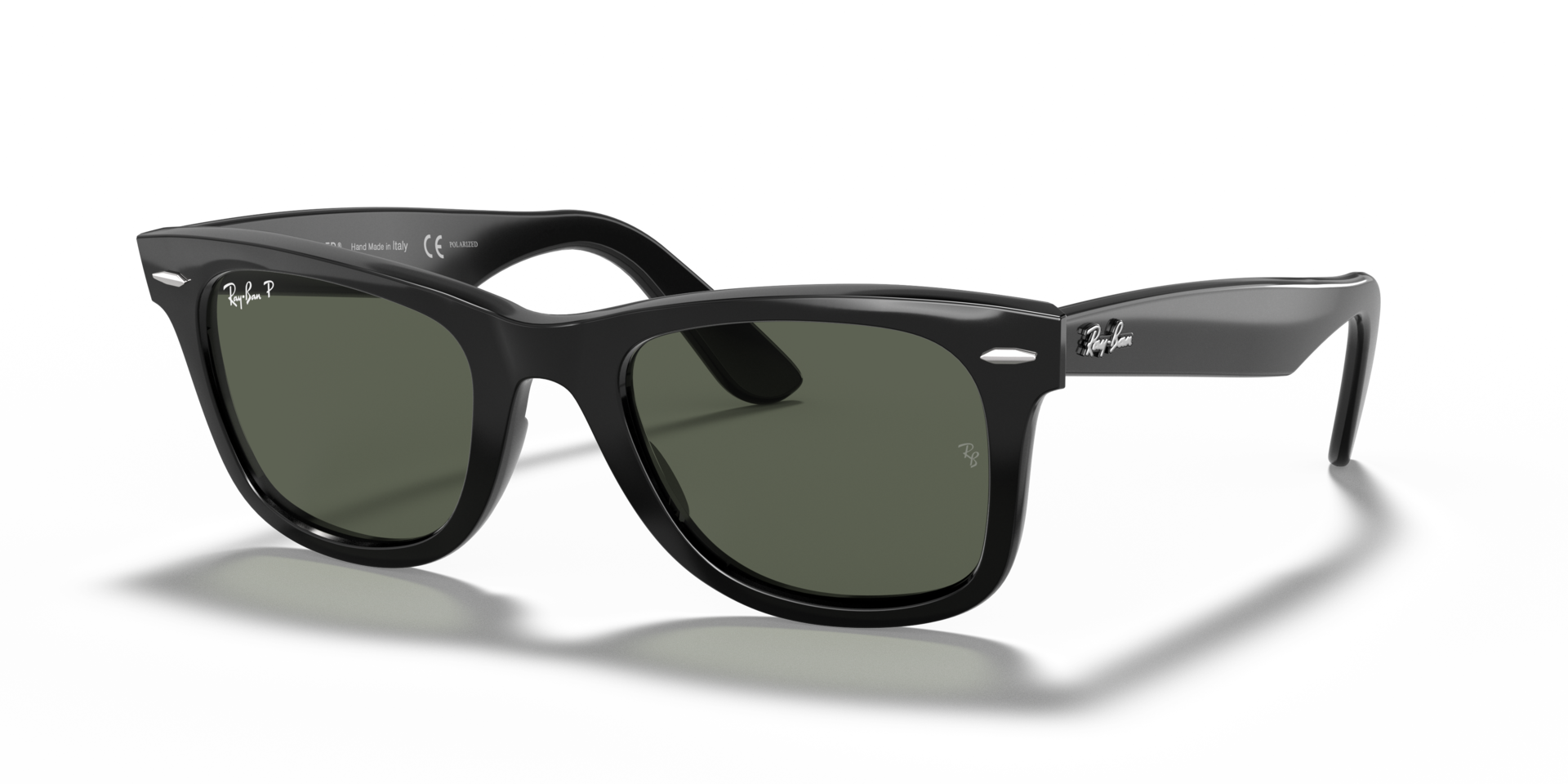 RB2140 Schwarz AcetatSunglass Frames von B24, Dreiviertelansicht