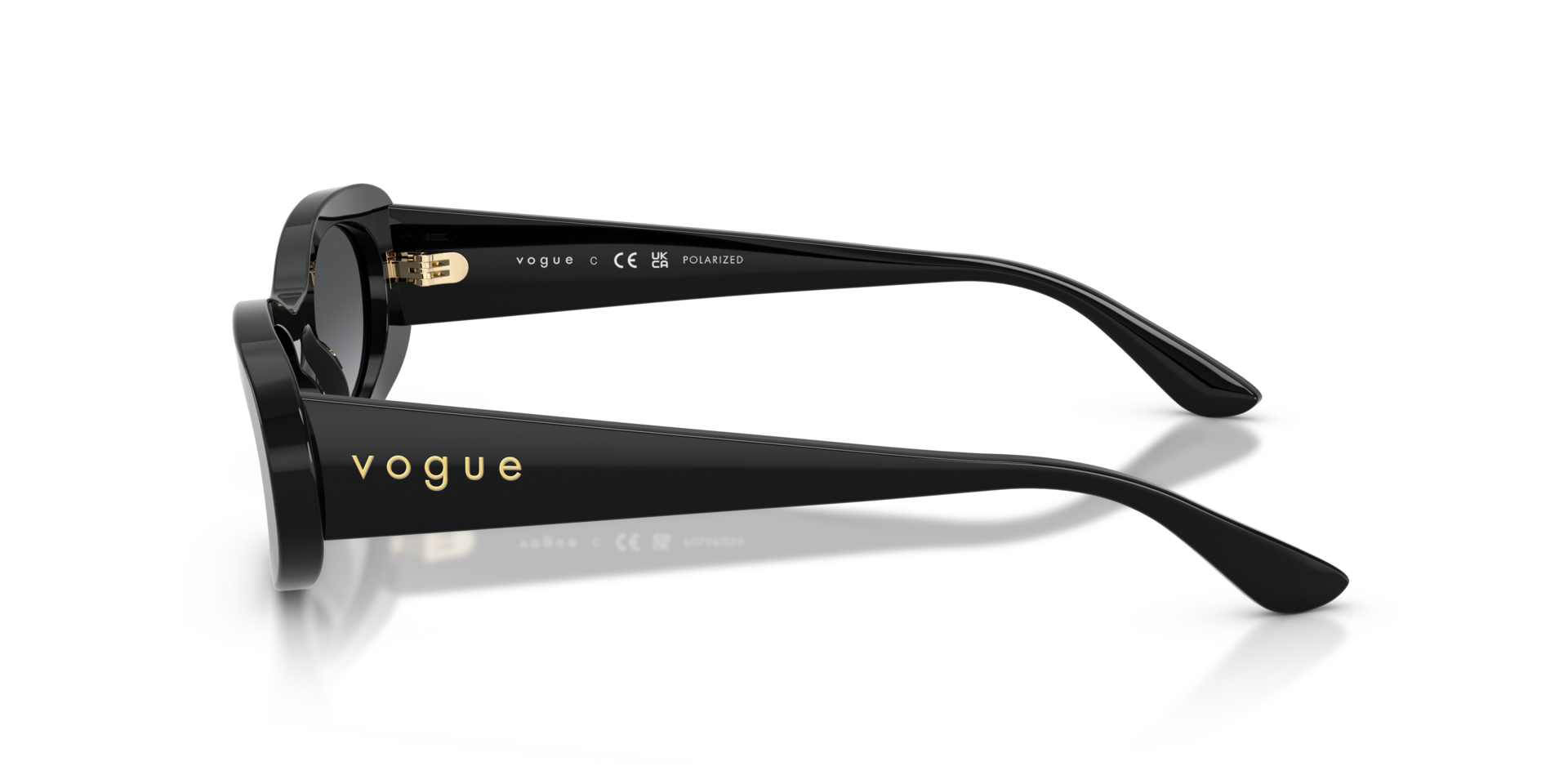 VO5582S Schwarz AcetatSunglass Frames von B24, Seitenansicht