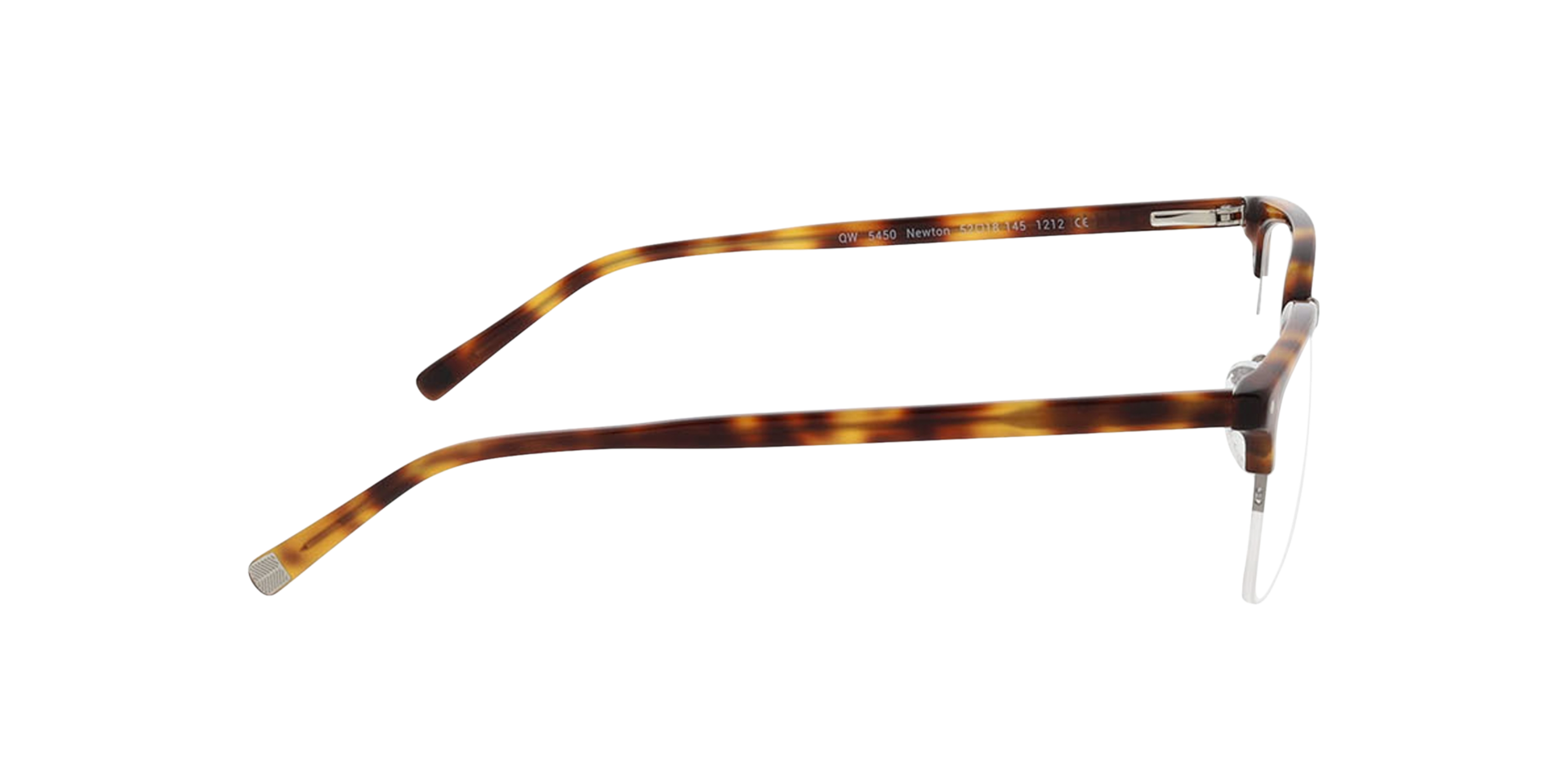 Newton Havana MetallEyeglass Frames von B24, Seitenansicht