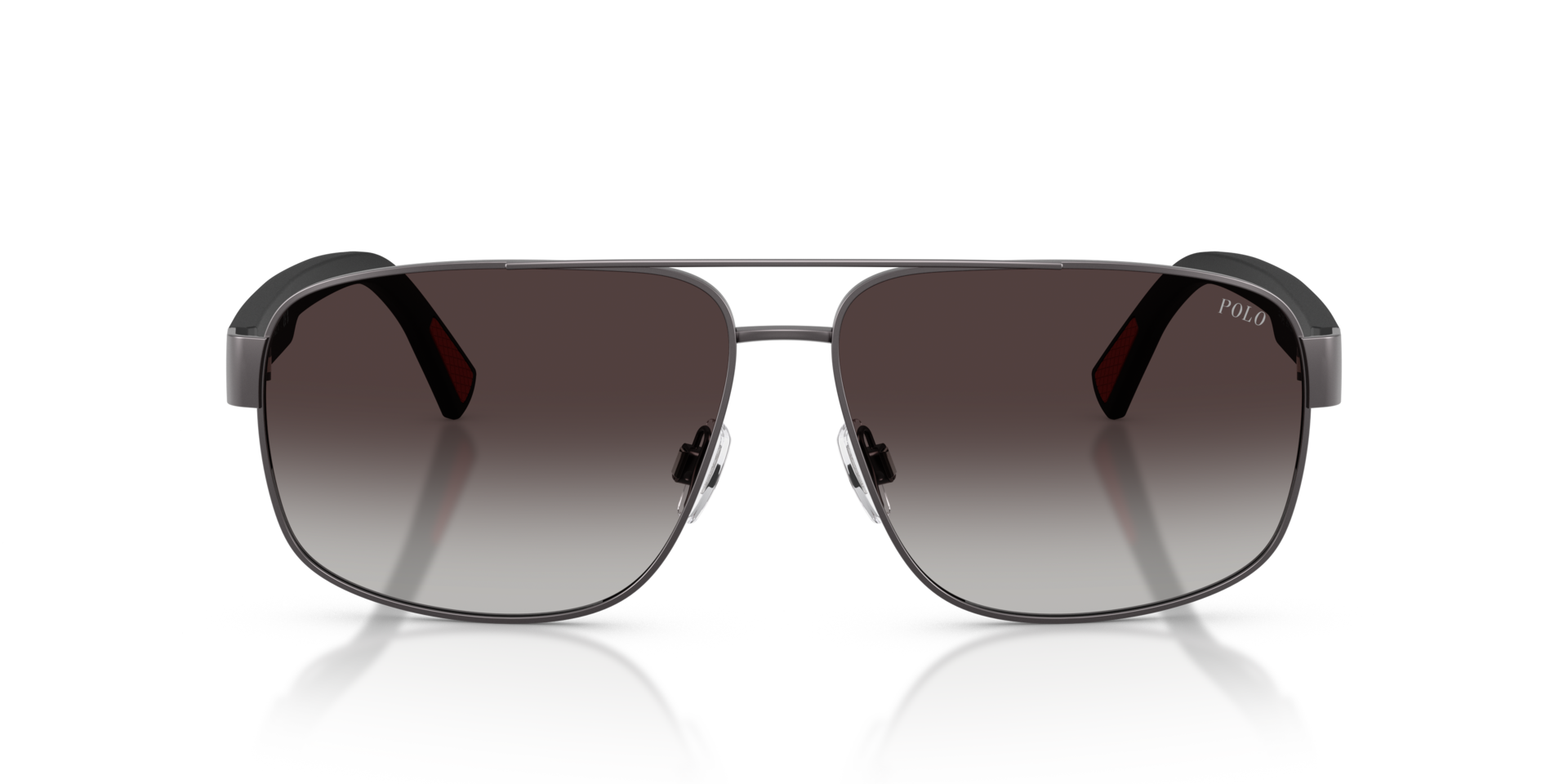 PH3165 Gunmetal dunkel halbglänzend MetallSunglass Frames von B24, Vorderansicht