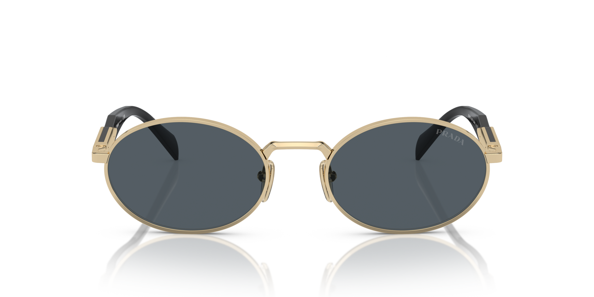 PR 65ZS Hellgold MetallSunglass Frames von B24, Vorderansicht