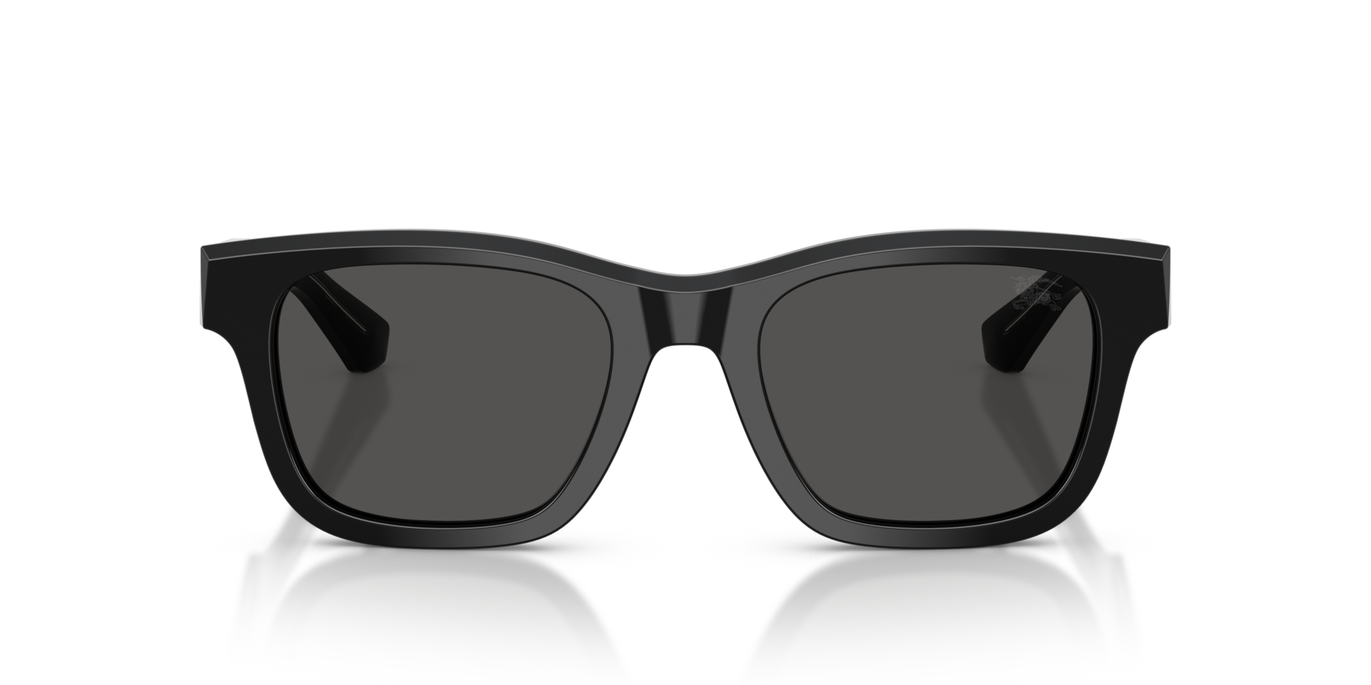 BE4504 Schwarz AcetatSunglass Frames von B24, Vorderansicht
