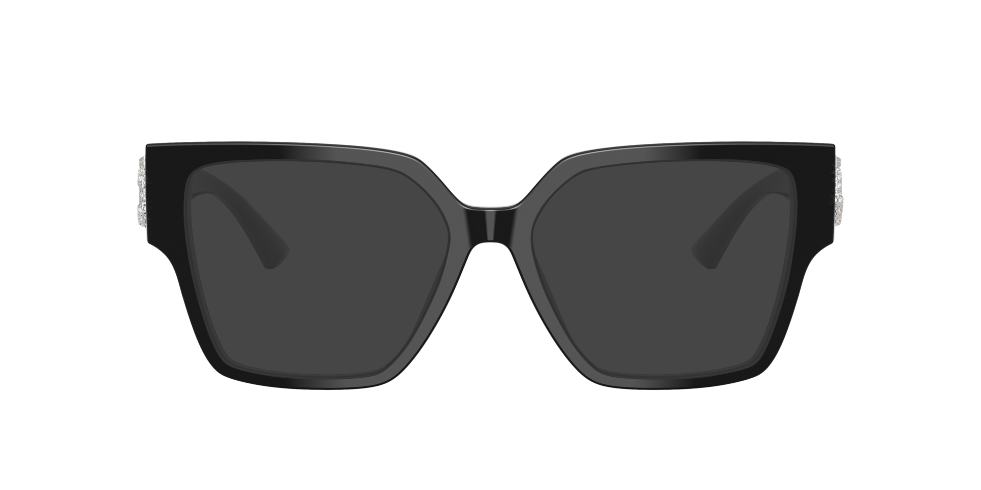 JC3032B Schwarz AcetatEyeglass Frames von B24, mit getönten Gläsern