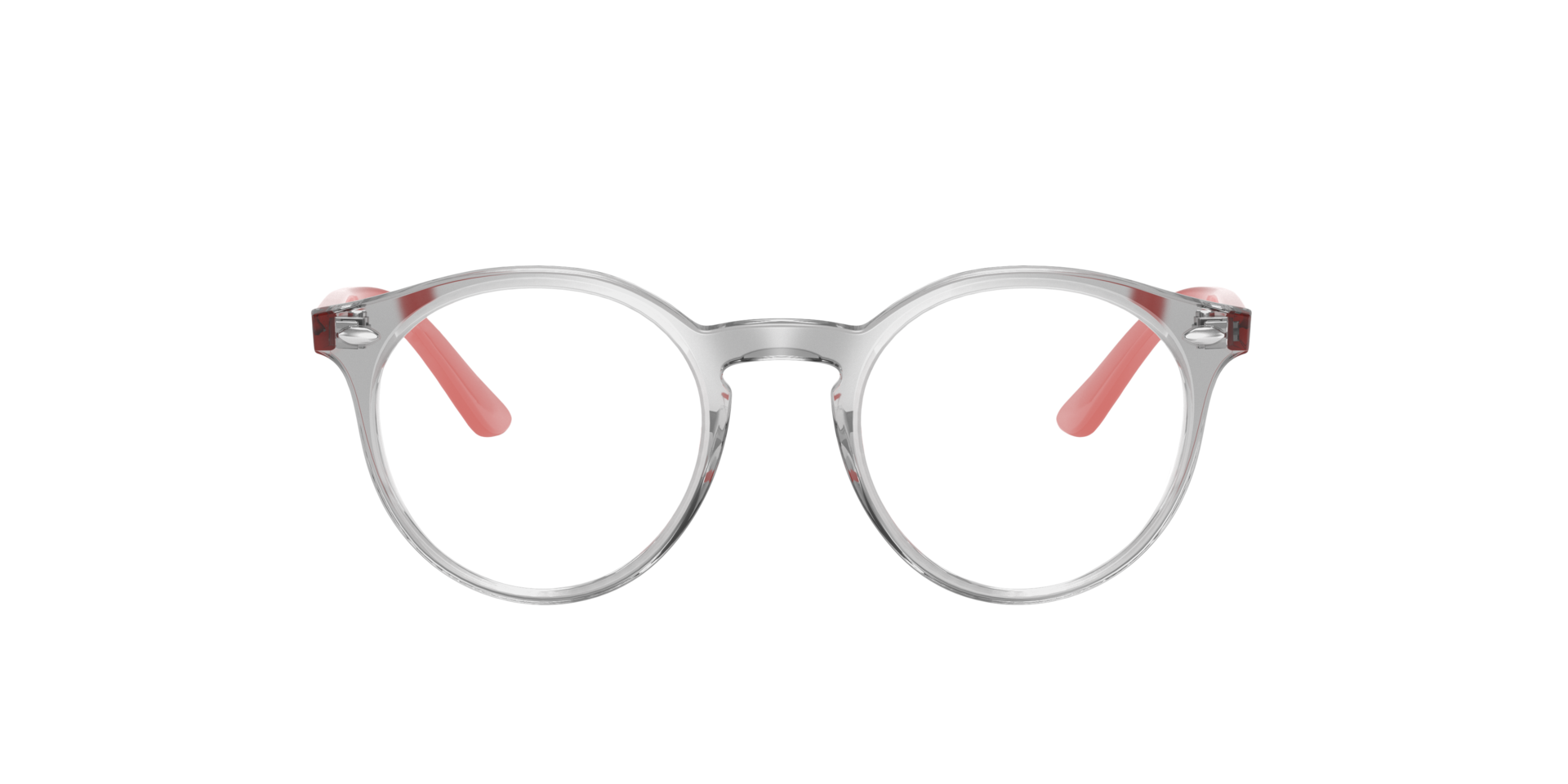 RB1594 Grau transparent KunststoffEyeglass Frames von B24, Vorderansicht