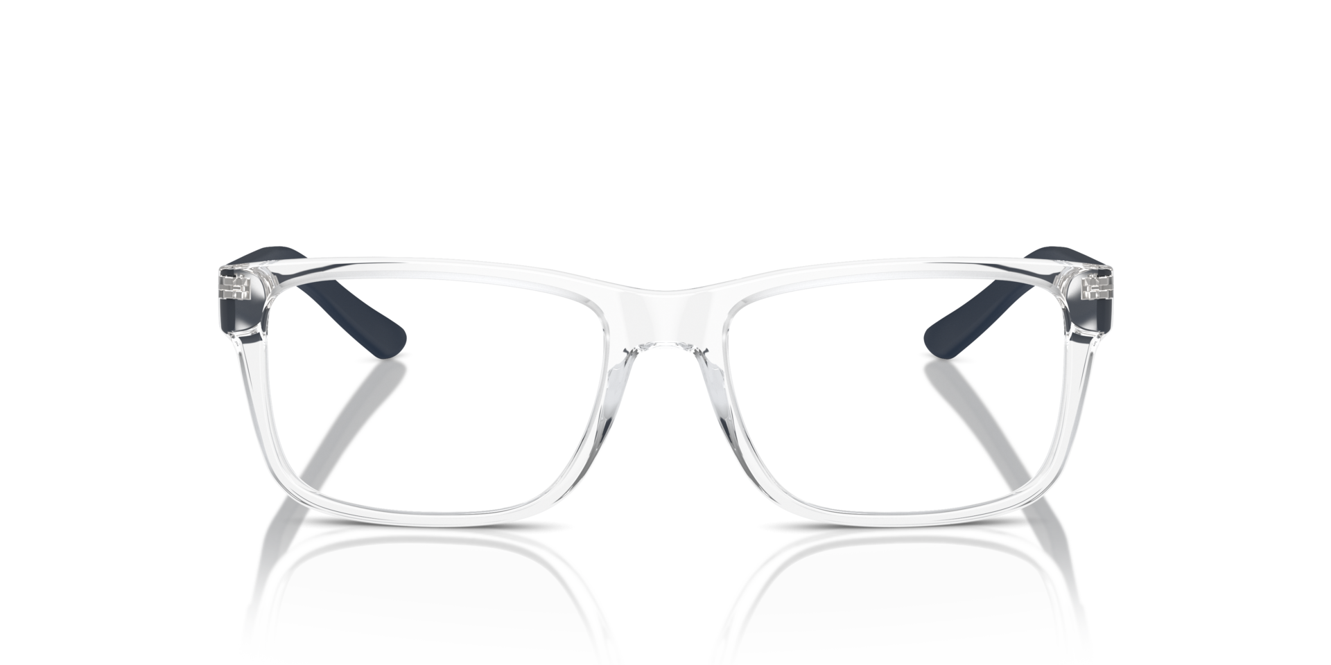 AX3016 Crystal glänzend KunststoffEyeglass Frames von B24, Vorderansicht