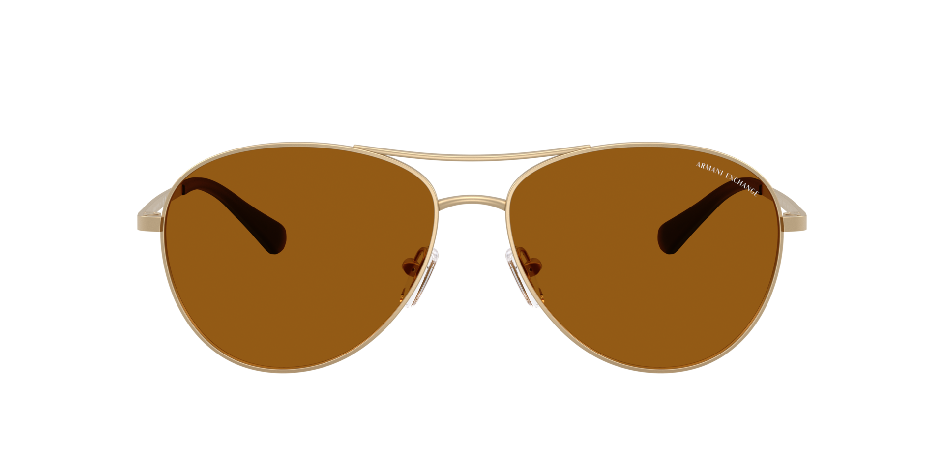 AX2061S Matt Hellgold MetallSunglass Frames von B24, mit getönten Gläsern