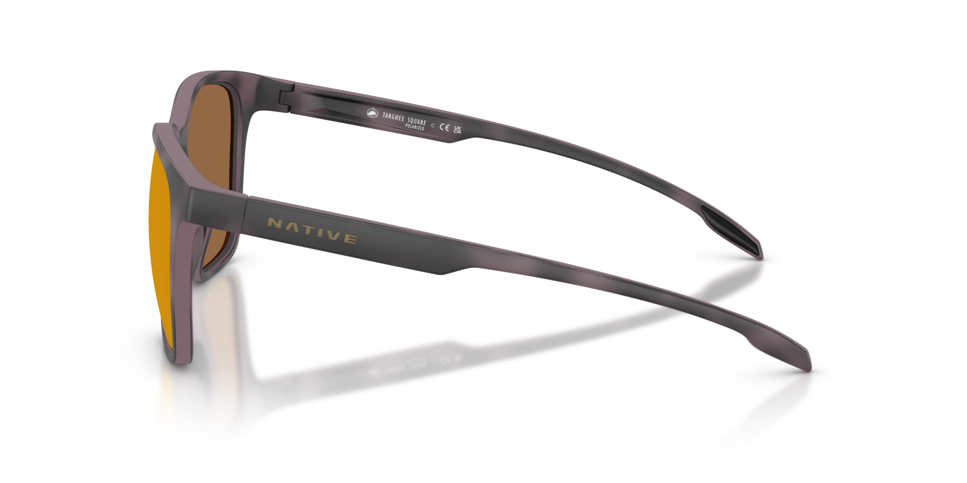 XD9046 Ash Rose Tortoise KunststoffSunglass Frames von B24, Seitenansicht