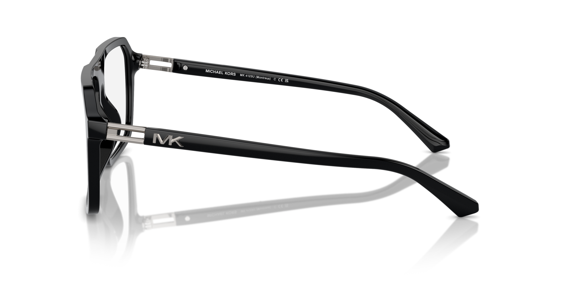 MK4123U Zwart AcetaatEyeglass Frames van B24, Zijaanzicht
