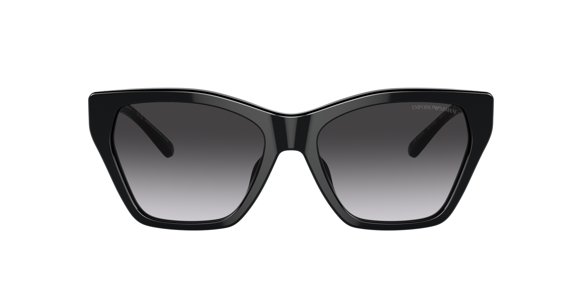 EA4203U Schwarz glänzend AcetatSunglass Frames von B24, mit getönten Gläsern