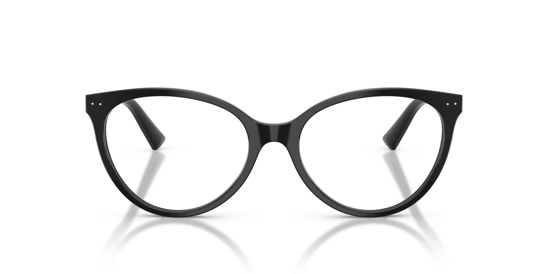 JC3047 Zwart AcetaatEyeglass Frames van B24, Vooraanzicht