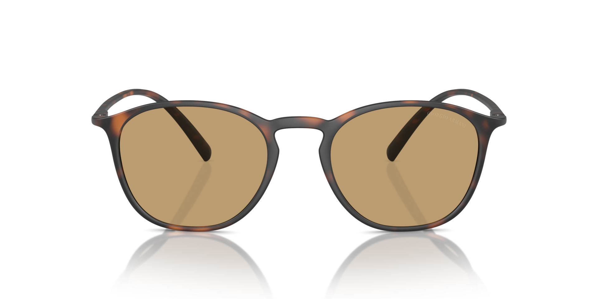 AR8186U Havana KunststofSunglass Frames van B24, Vooraanzicht
