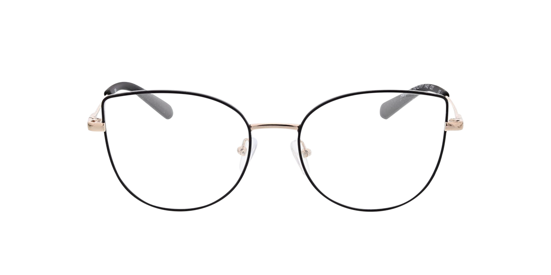 Schwarz/Gold Hayley -  Metal Brillen