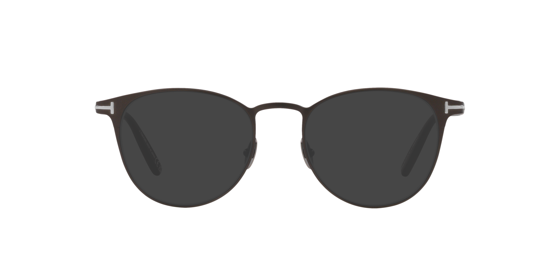 FT5936-B Gunmetal Matte TitanEyeglass Frames von B24, mit getönten Gläsern