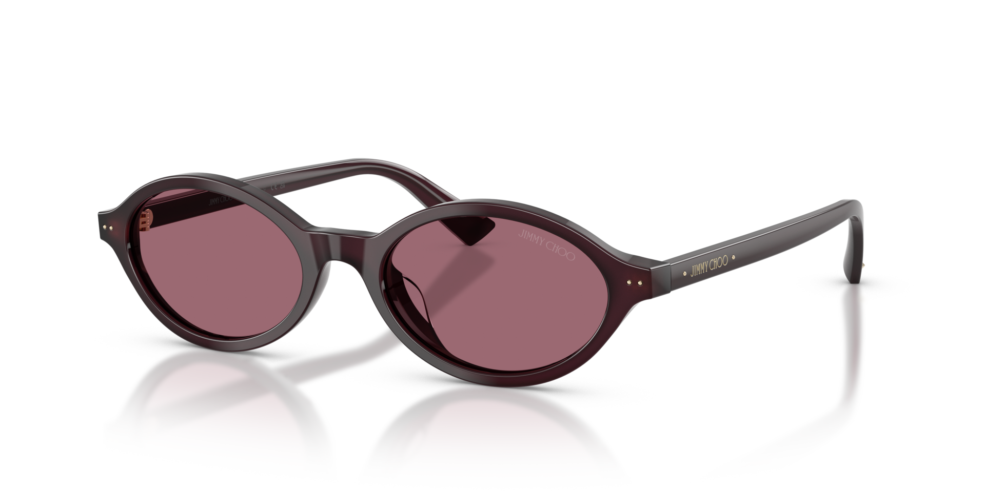 JC5068U Opaline Prune AcetatSunglass Frames von B24, Dreiviertelansicht