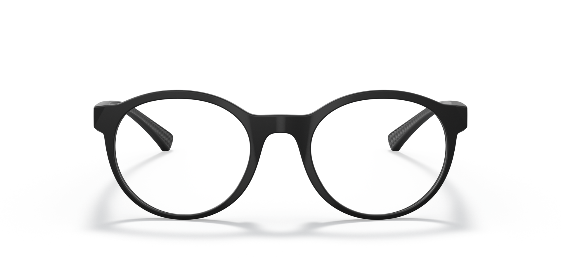 Spindrift Samtschwarz KunststoffEyeglass Frames von B24, Vorderansicht