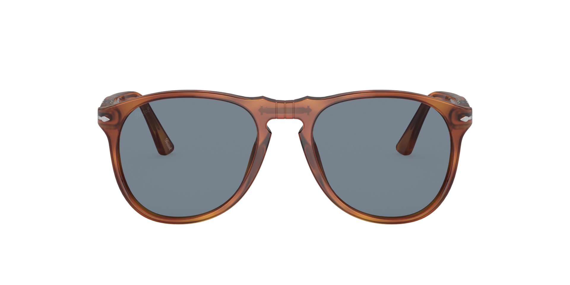 PO9649S Terra Di Siena AcetaatSunglass Frames van B24, met getinte lenzen