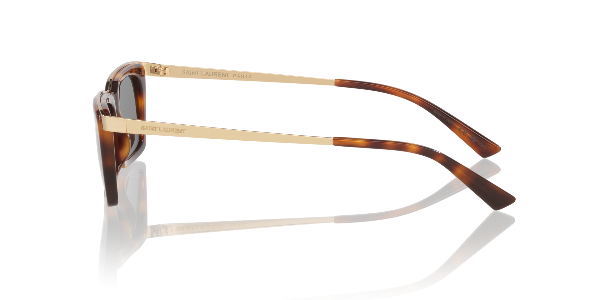 SL 766 Tortoise AcetaatSunglass Frames van B24, Zijaanzicht