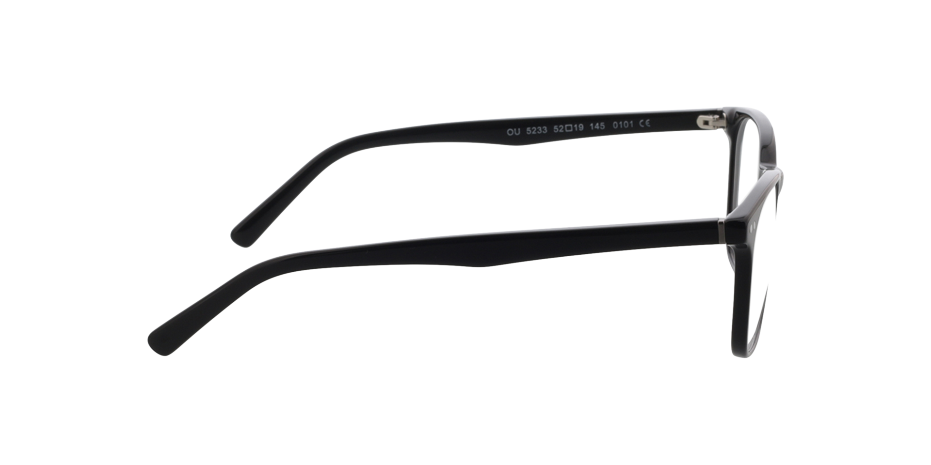 Johnny Zwart AcetaatEyeglass Frames van B24, Zijaanzicht