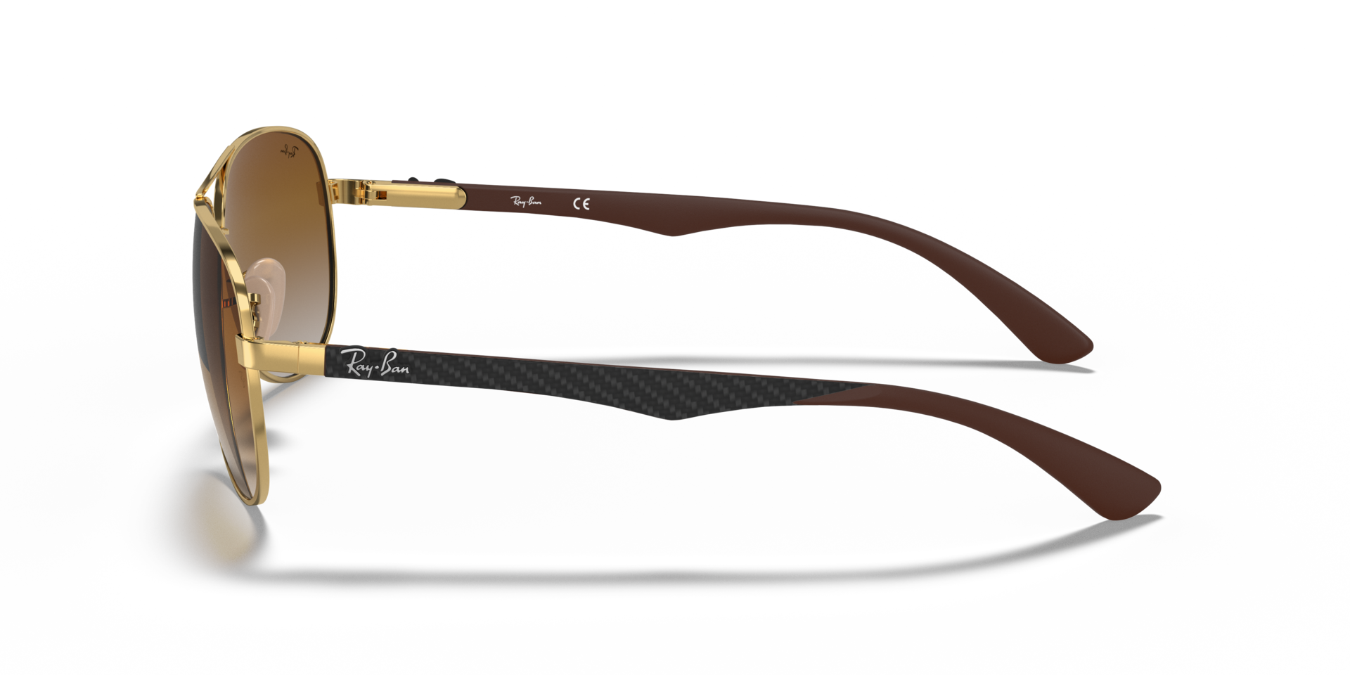 RB8313 Arista Gold MetallSunglass Frames von B24, Seitenansicht