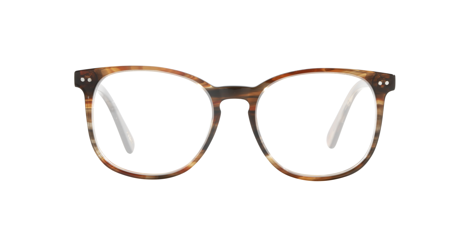 BARRON Brown Horizon AcetaatEyeglass Frames van B24, Vooraanzicht