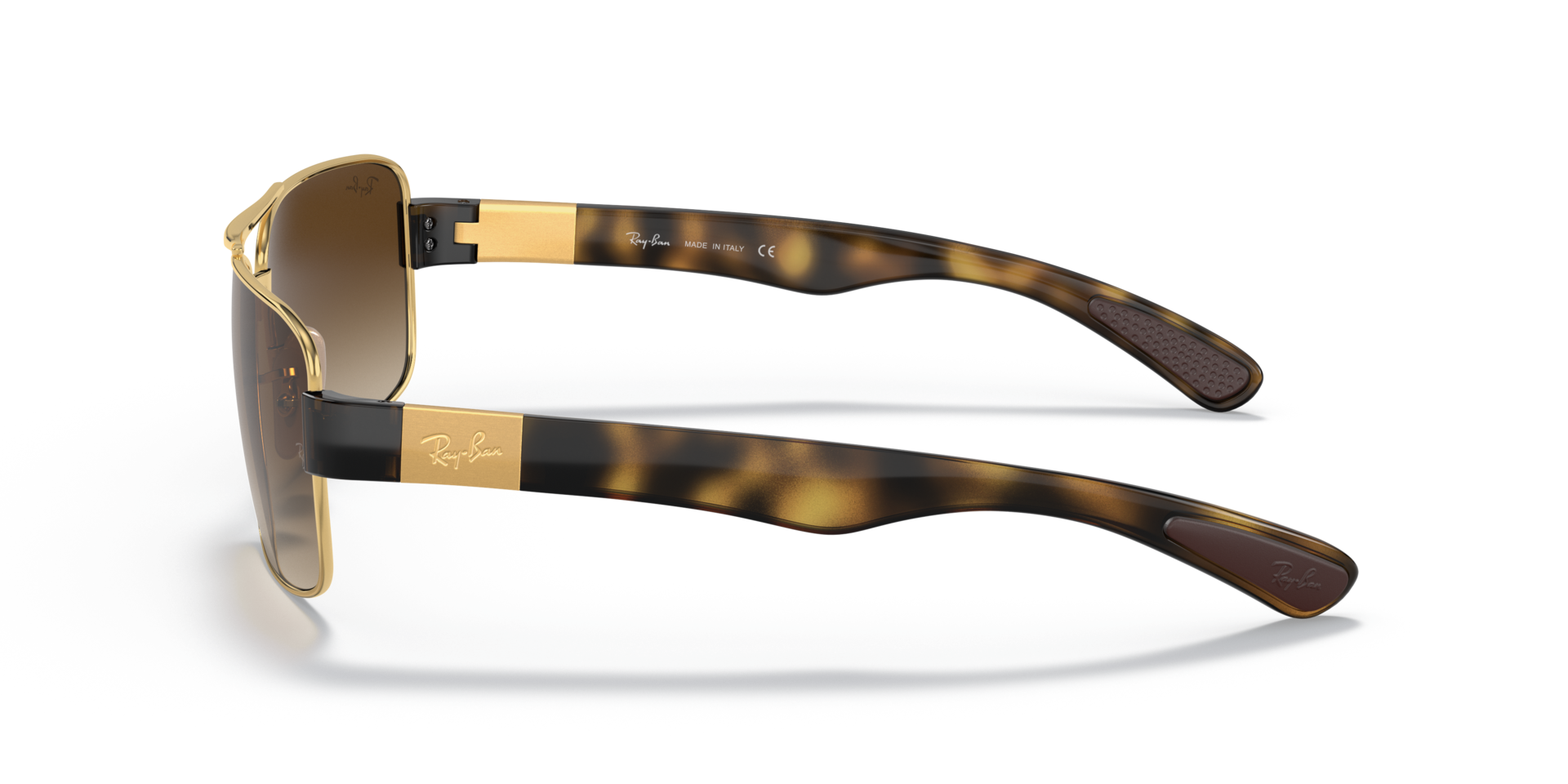 RB3522 Arista goud MetaalSunglass Frames van B24, Zijaanzicht