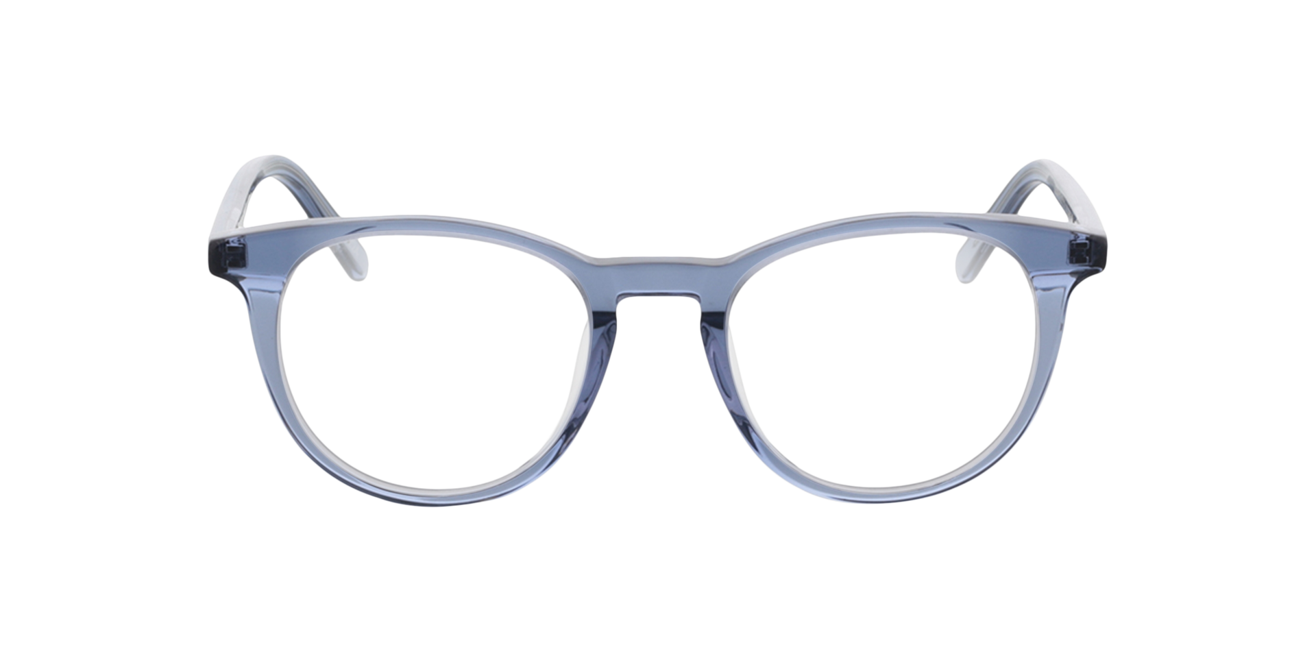 Odense Kristallblau AcetatEyeglass Frames von B24, Vorderansicht