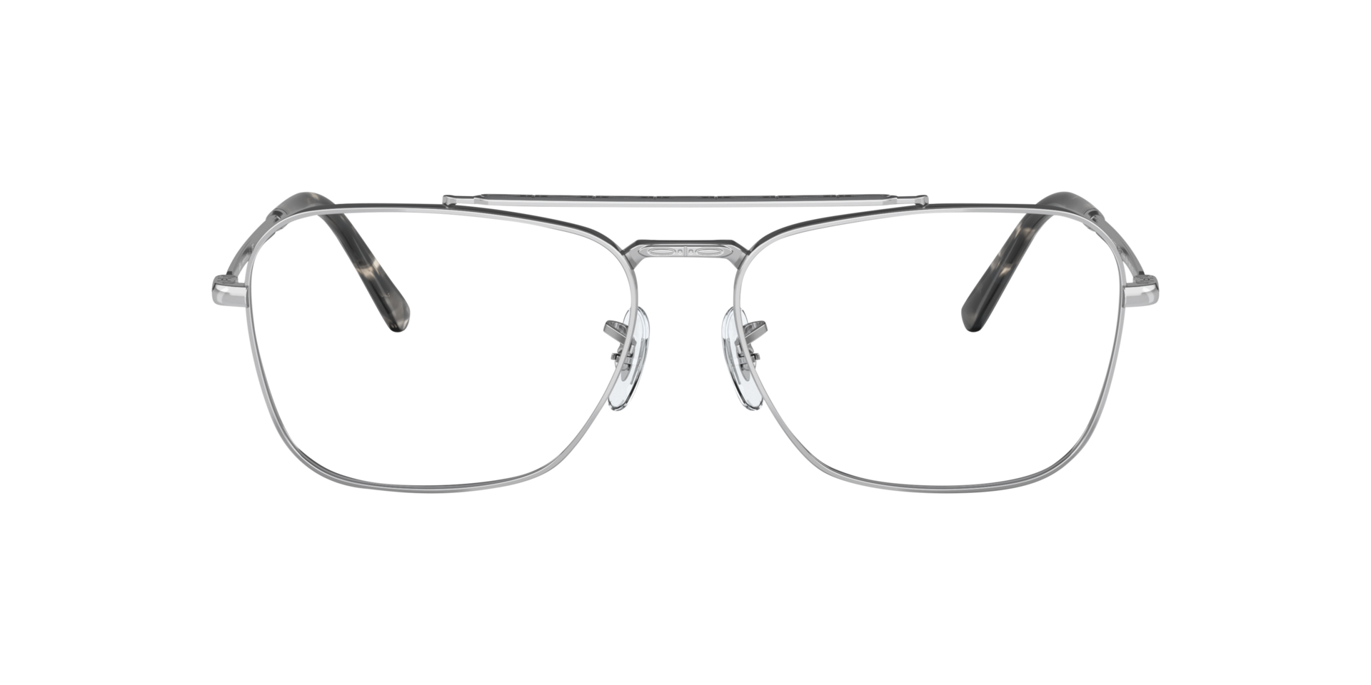 RB3636V Silber MetallEyeglass Frames von B24, Vorderansicht