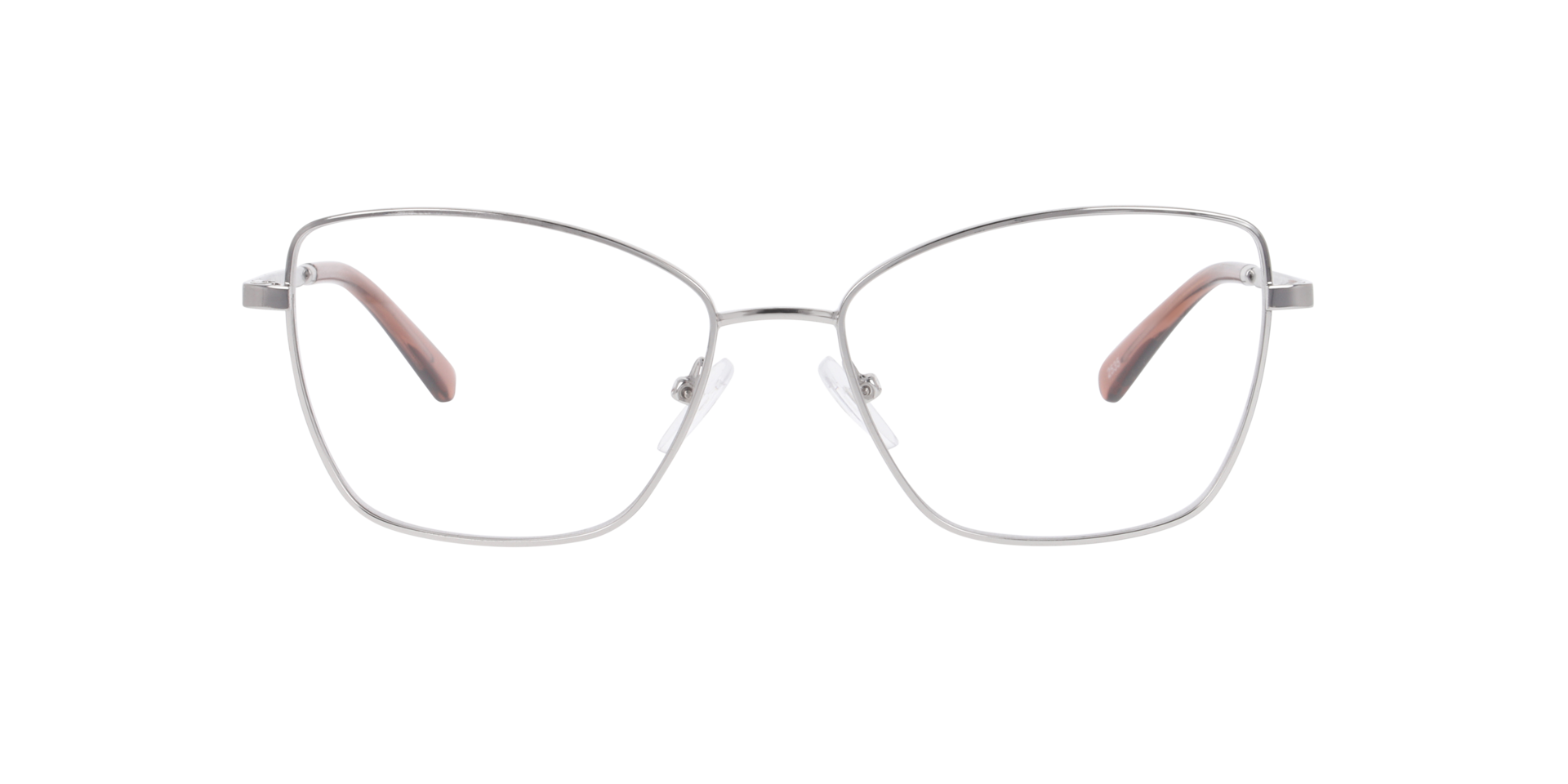 Nicole Silber MetallEyeglass Frames von B24, Vorderansicht