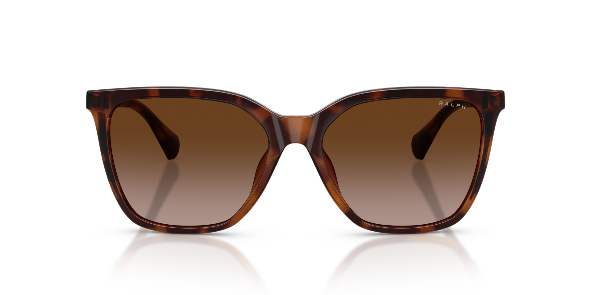 RA5328U Glanzend donker Havana KunststofSunglass Frames van B24, Vooraanzicht
