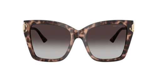 Jimmy Choo - JC5012, Damen, Pink Havana/black/beige, Größe: Large