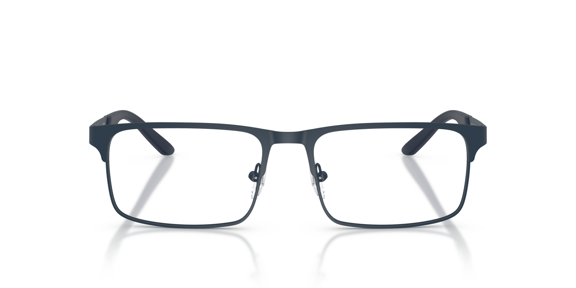 EA1170 Matblauw MetaalEyeglass Frames van B24, Vooraanzicht