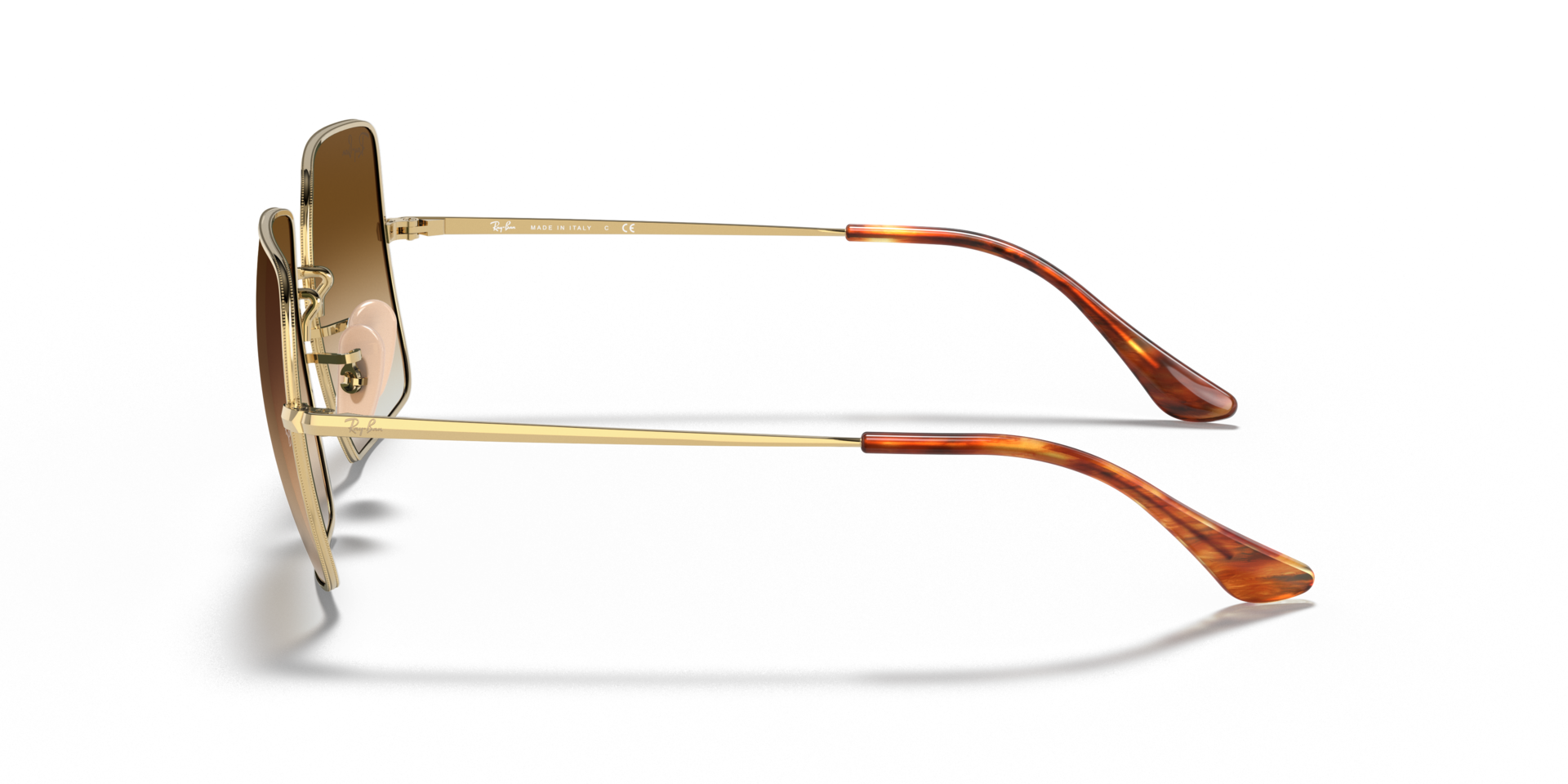 RB1971 Arista goud MetaalSunglass Frames van B24, Zijaanzicht