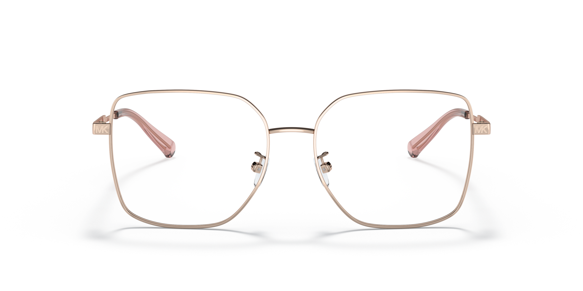 MK3056 Roségoud MetaalEyeglass Frames van B24, Vooraanzicht