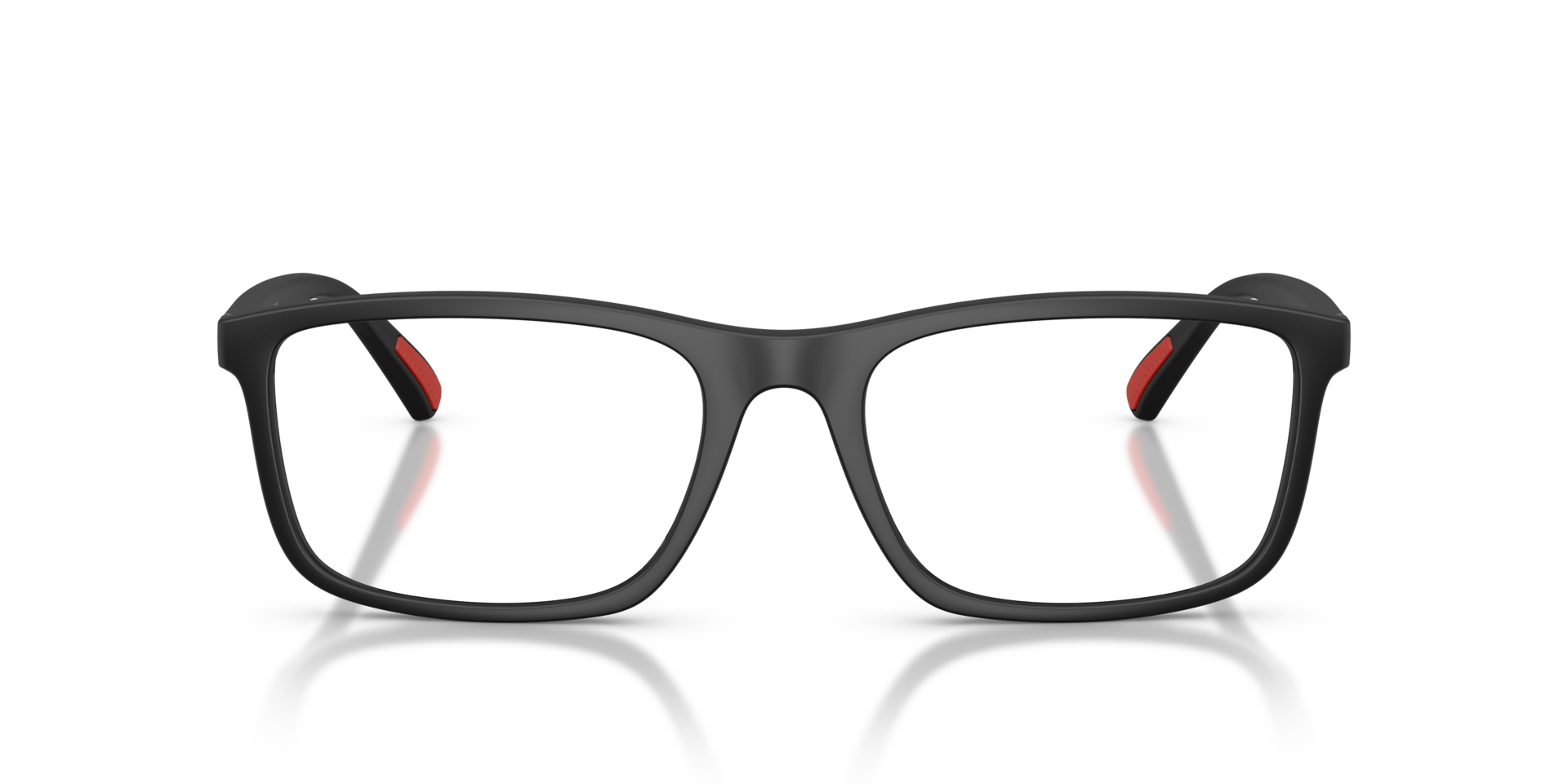 PH2291U Matzwart KunststofEyeglass Frames van B24, Vooraanzicht