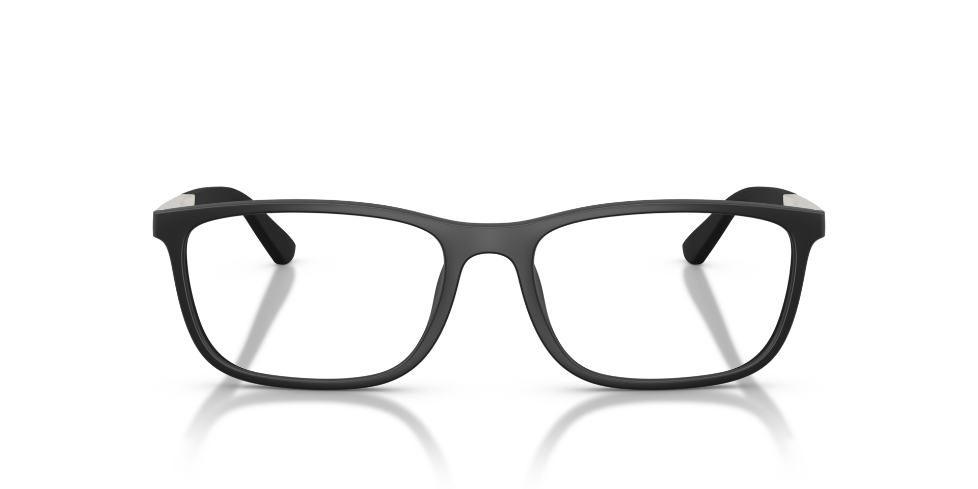 EA3280U Matzwart KunststofEyeglass Frames van B24, Vooraanzicht