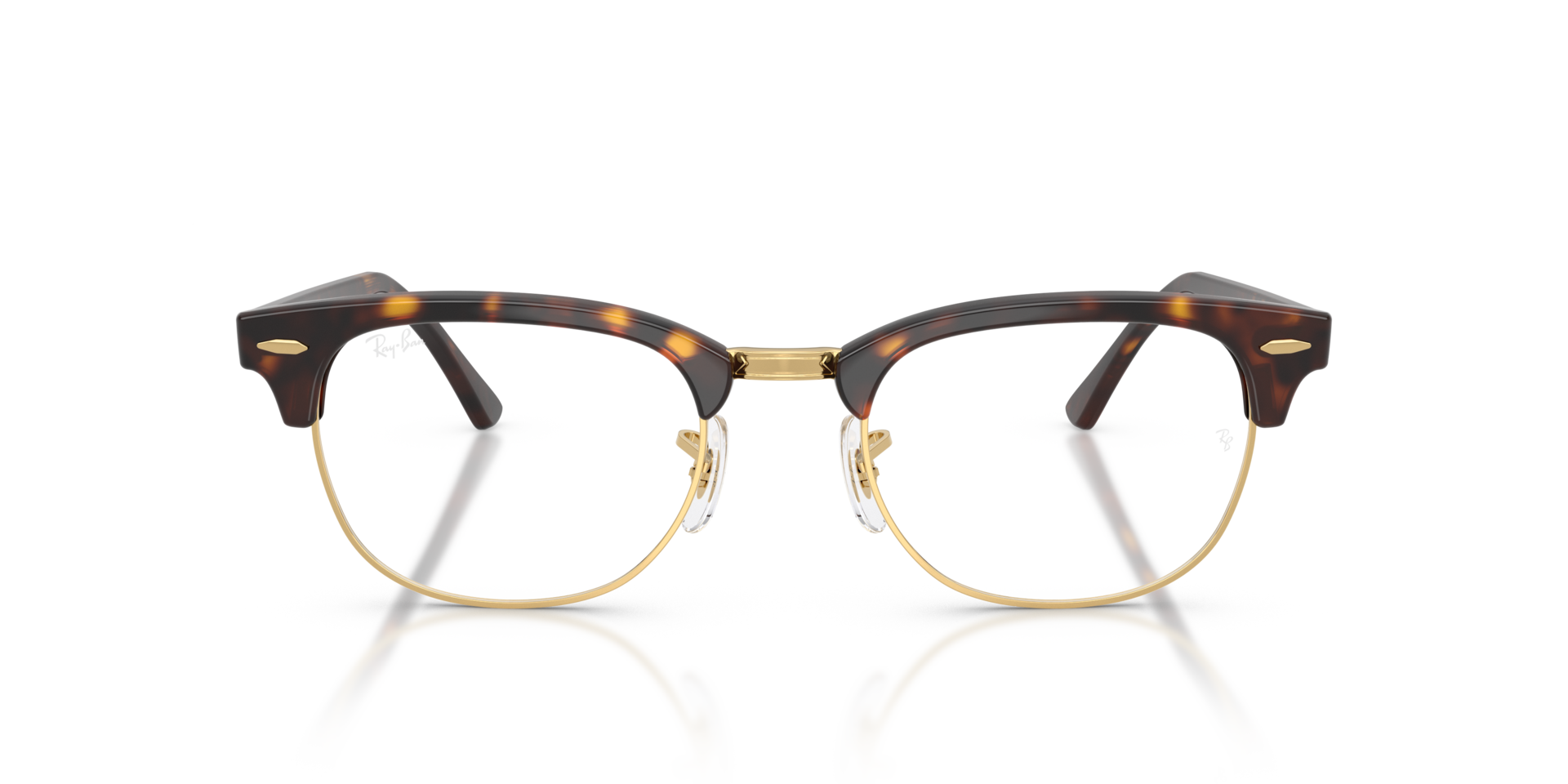 RB5154 Havana & Gold AcetaatEyeglass Frames van B24, Vooraanzicht