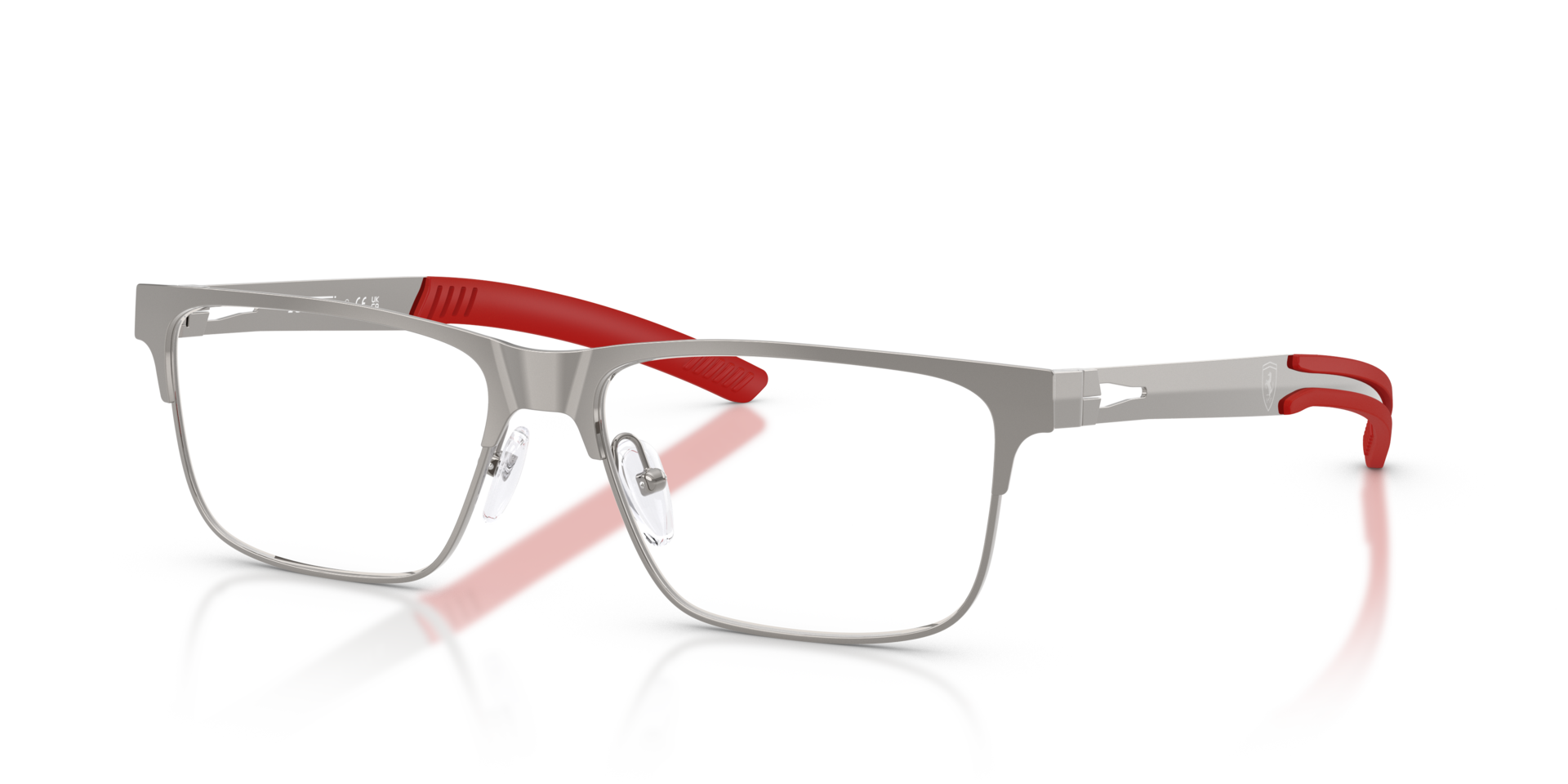 FZ7018 Gunmetal Matte MetallEyeglass Frames von B24, Dreiviertelansicht