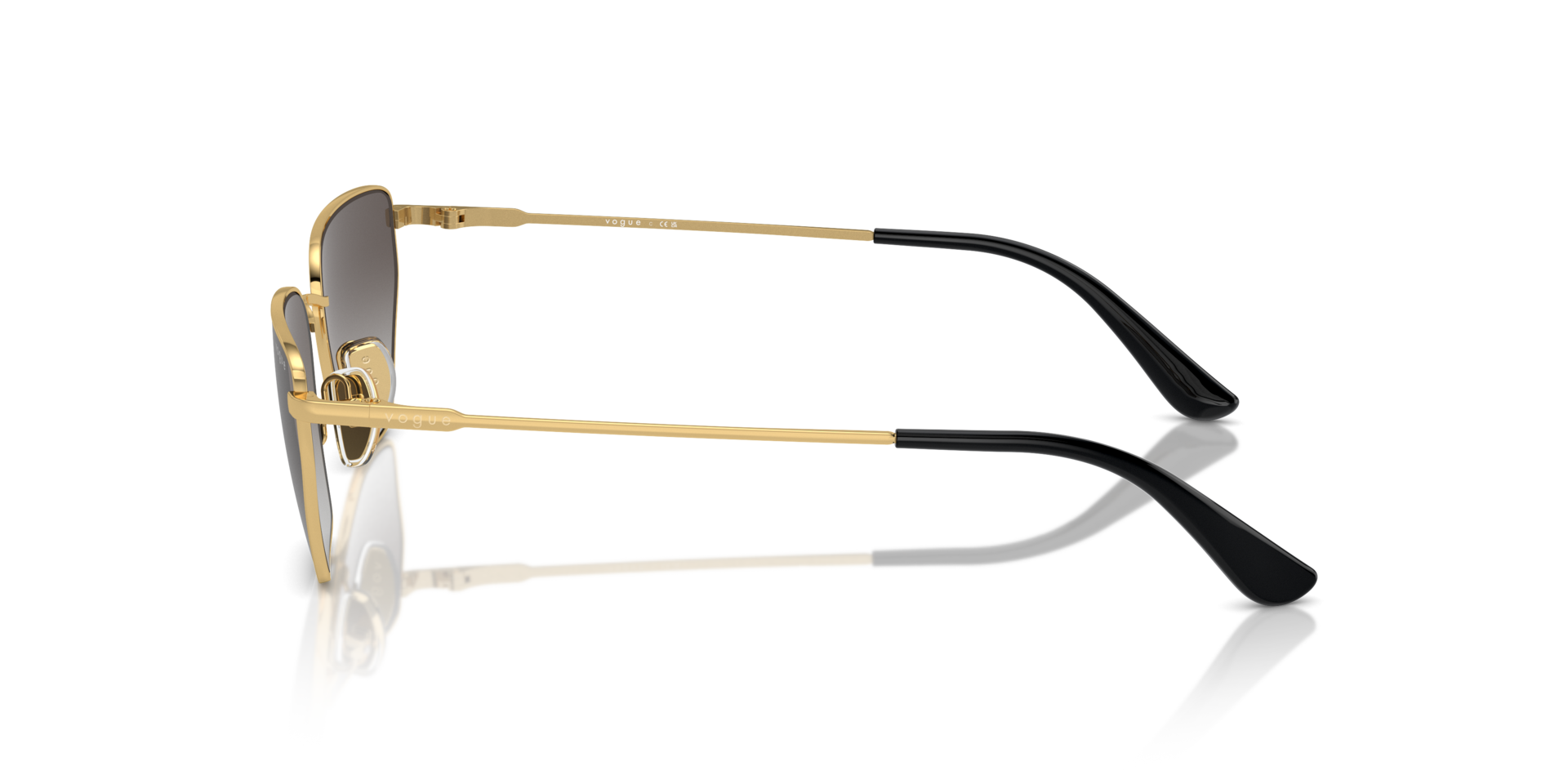 VO4316S Goud MetaalSunglass Frames van B24, Zijaanzicht