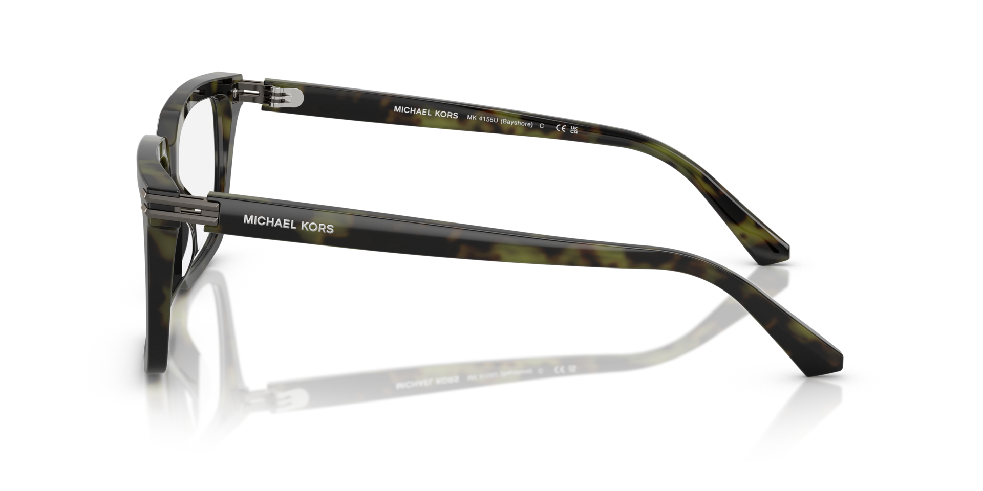 MK4155U Olive Tortoise AcetatEyeglass Frames von B24, Seitenansicht