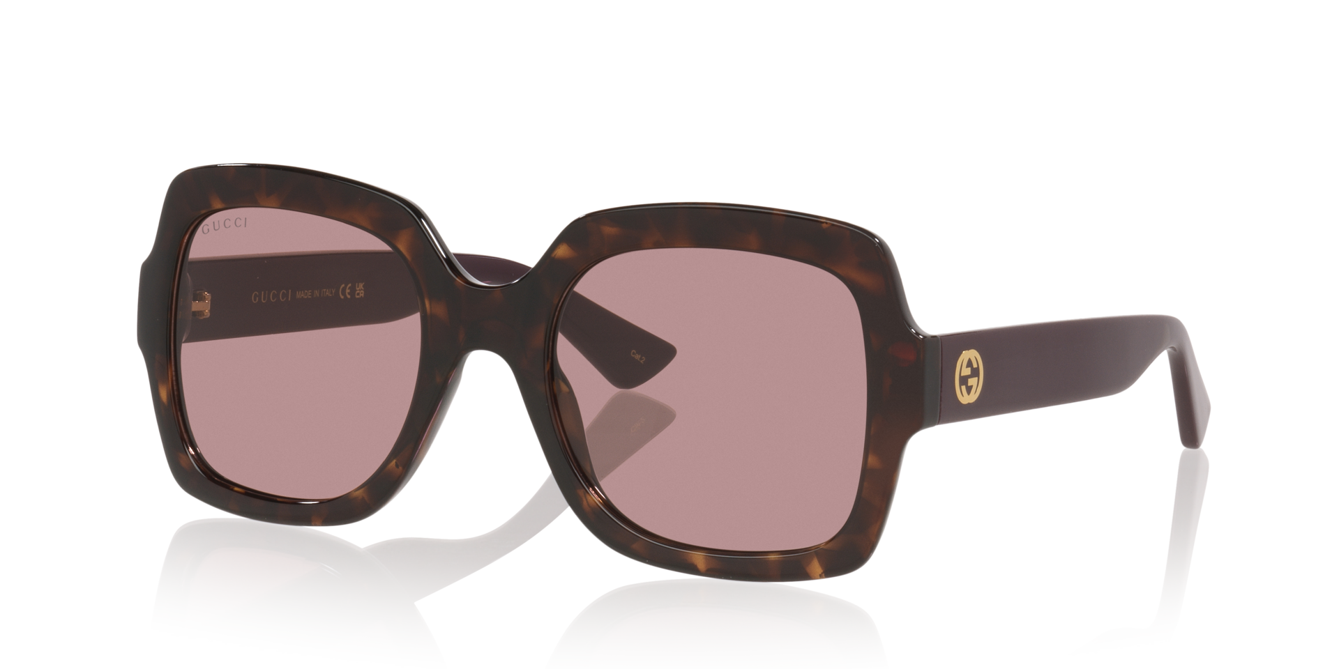 GG1337S Tortoise KunststoffSunglass Frames von B24, Dreiviertelansicht