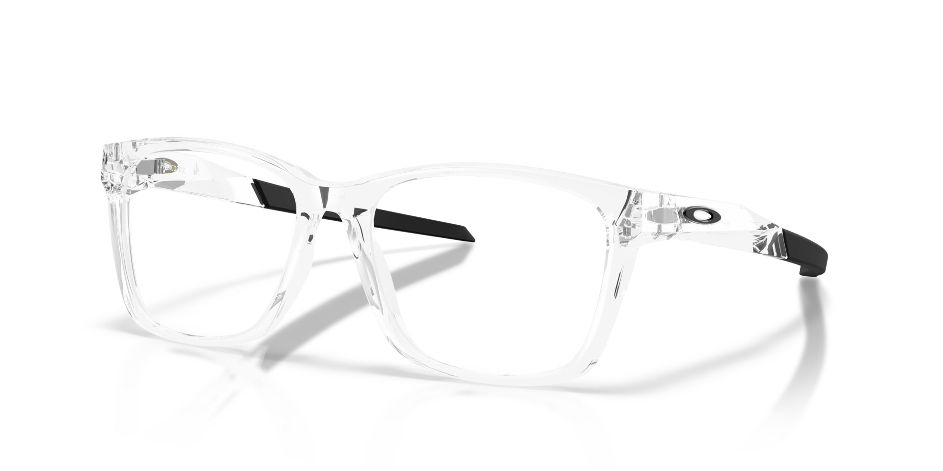 Paracord X Glanzend transparant KunststofEyeglass Frames van B24, Hoekweergave