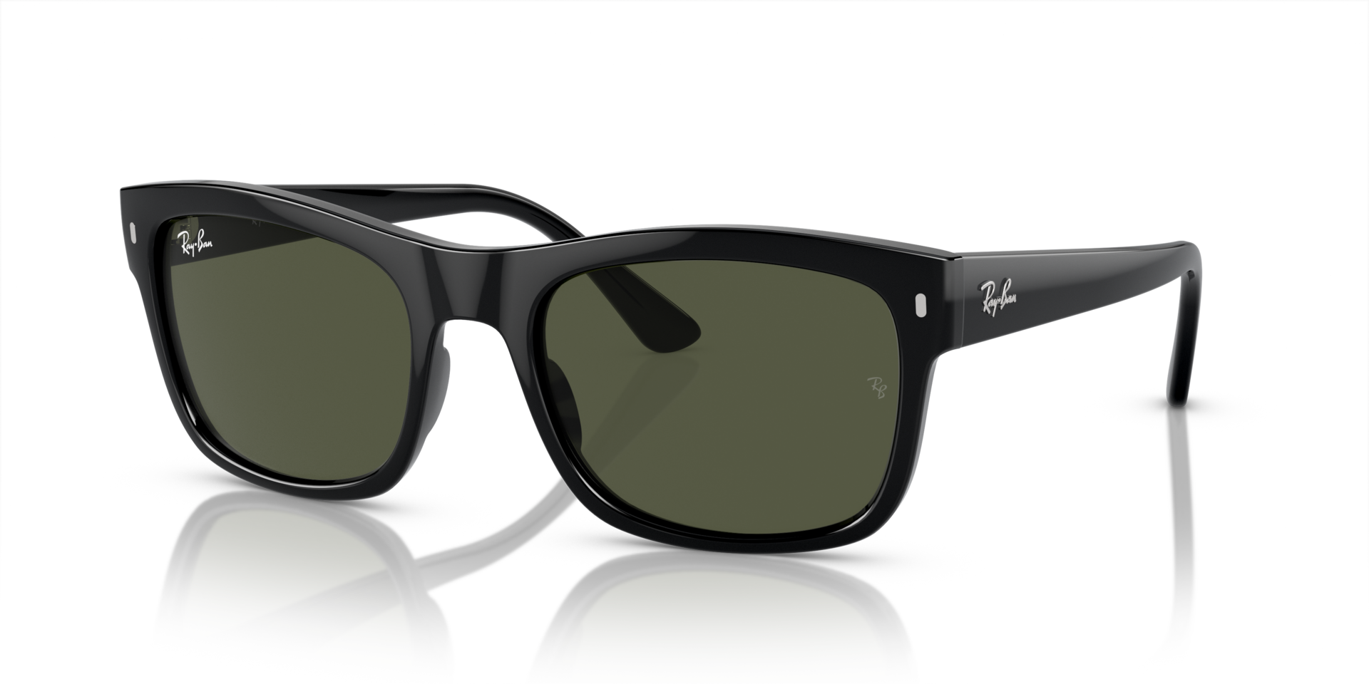 RB4428 Schwarz KunststoffSunglass Frames von B24, Dreiviertelansicht