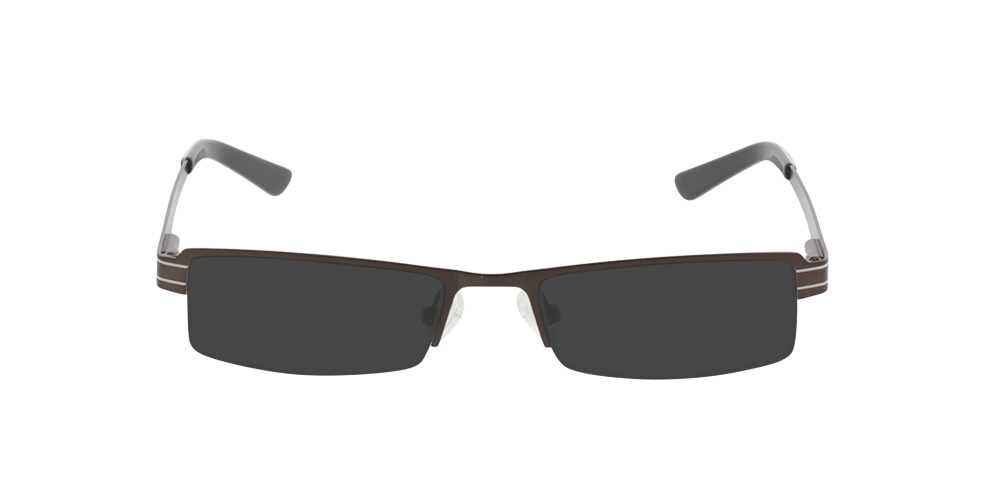 Kali Grijs MetaalEyeglass Frames van B24, met getinte lenzen
