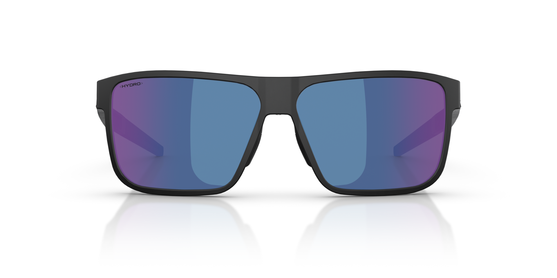 ZB7027 Matt Schwarz KunststoffSunglass Frames von B24, Vorderansicht